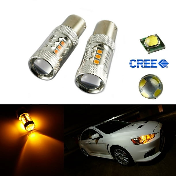 2pcs 1156 7506 BA15s 50W CREE White Reverse LED Car Reverse Backup Lights Bulbs
